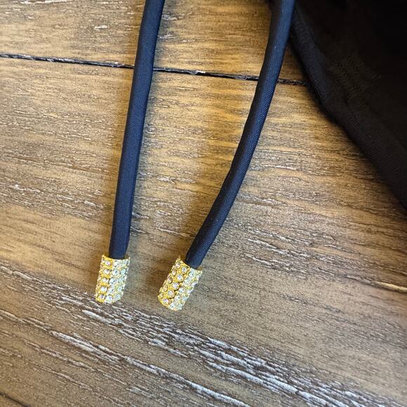 Beyond Control NWT Women's Size 10 Swim Dress Black Tropical Detail Ruched Side - Picture 6 of 9